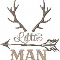 Little Man Antlers and Arrow