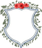 CREST WITH GREENERY AND FLORAL TOP