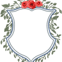 CREST WITH GREENERY AND FLORAL TOP