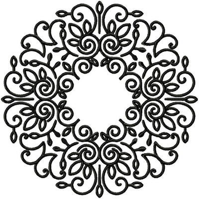 CIRCLE CURLEY FRAME