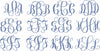 STRIPED MONOGRAM FONT