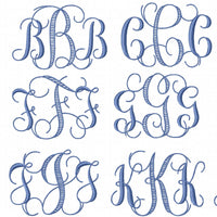 STRIPED MONOGRAM FONT