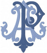 VINTAGE CUSTOM MONOGRAM AP PA