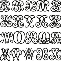 DOUBLE MONOGRAM FONT