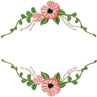 FLORAL POPPY FRAME