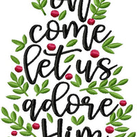 OH COME LET US ADORE HIM