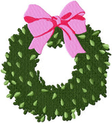 BOXWOOD WREATH WITH BOW