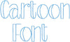 CARTOON RUNNING STITCH FONT