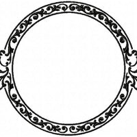 CIRCLE FILIGREE FRAME