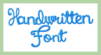 Font Handwritten - 2