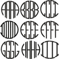 4 LETTER CIRCLE MONOGRAM