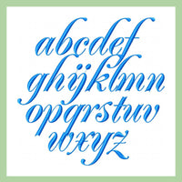 Madison Font - Comes in 2 and 3 inch upper and Lower Case Letters Machine Embroidery Font