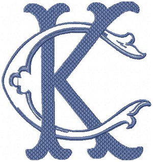 VINTAGE CUSTOM MONOGRAM CK KC