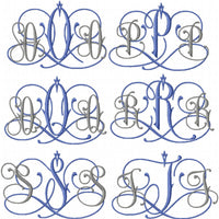 CROWNED MONOGRAM FONT