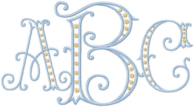 SETH II MONOGRAM FONT - comes in 2 sizes