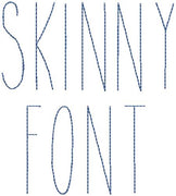 THE SKINNY FONT