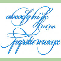 Bickham Script   2"  Machine Embroidery Font -Machine Embroidery Font