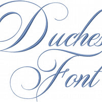 DUCHESS SCRIPT FONT