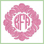 Ornate Monogram Frame - Comes in 5x5,6x6 7x7 8x8 9x9 10x10