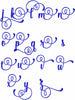 Julio Set 2 Font - this is an alternative character font comes in 1, 1.5, 2, 2.5 inch sizes