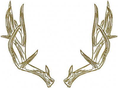 Masculine Sketch Antlers