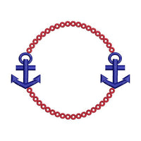 Anchor Monogram Frame