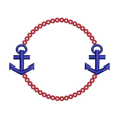 Anchor Monogram Frame