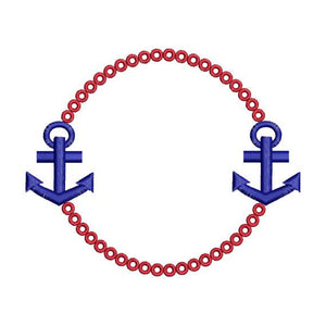 Anchor Monogram Frame