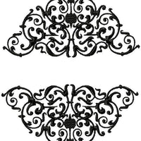 Lace Scroll design in different ways and sizes