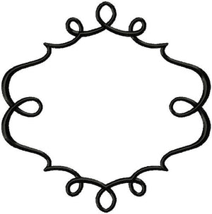 Scroll Frame Comes in 4 Sizes 8,6,4,3 inch sizes