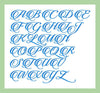 Candle Script Font - 2 inch size  Machine Embroidery Design -