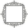 Square Scroll Frame comes in 5 sizes 3,4,5,6,8 inch sizes