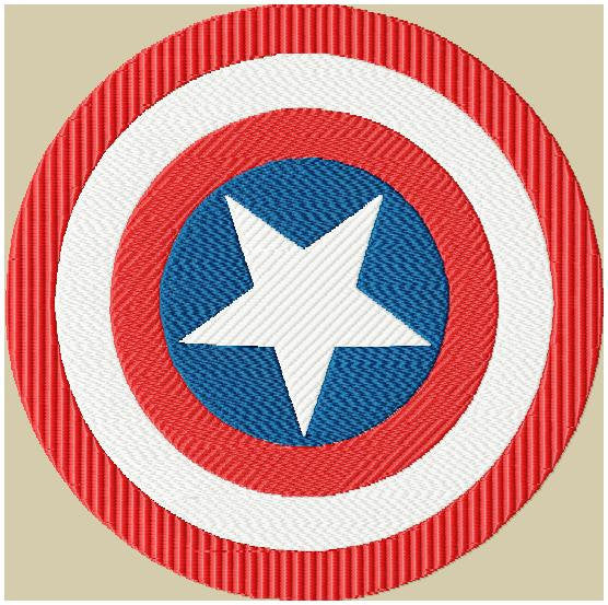 Captain America Shield comes in 4 sizes 8x8,6x6,4x4,3x3
