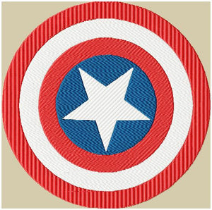 Captain America Shield comes in 4 sizes 8x8,6x6,4x4,3x3