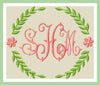 Laurel Monogram Frame - comes in 5 sizes