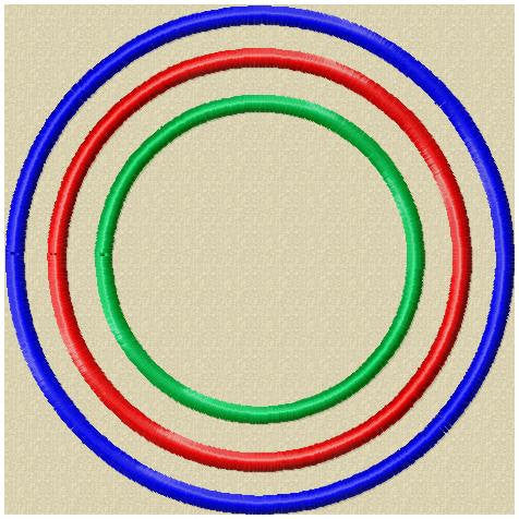 Applique Circles 3 sizes