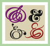 Ampersand Assortment  - 10 Different Ampersands
