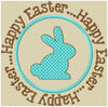 Happy Easter Bunny Circle design