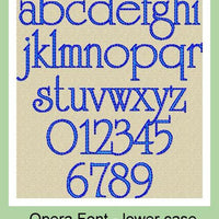 Opera - comes in 1,2 and 3 inch letters - BONUS set of numbers, & and period