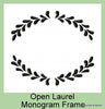 Laurel Monogram Frame