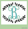 Laurel Monogram Frame