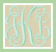 Vines with Outline Font