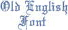 OLD ENGLISH FONT