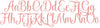 SWEET TART OUTLINED FONT 4 INCH