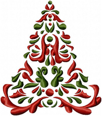 Christmas Tree   Machine Embroidery Design