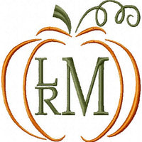 MONOGRAM PUMPKIN