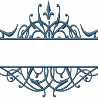 FILIGREE SPLIT NAME FRAME