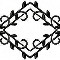 Diamond Monogram frame design
