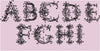 Ancient Font - Comes in 4,5,6 inch sizes - Monogram Font - Machine Embroidery Font