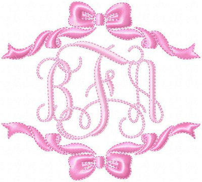 Single and Double Bow Borders - Comes in 4,5,6,7,8 Inch sizes each